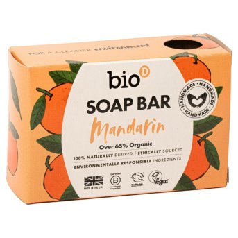 Mandarin Boxed Soap Bar Bio-D 20x90g Mandarin Boxed Soap Bar Bio-D 20x90g