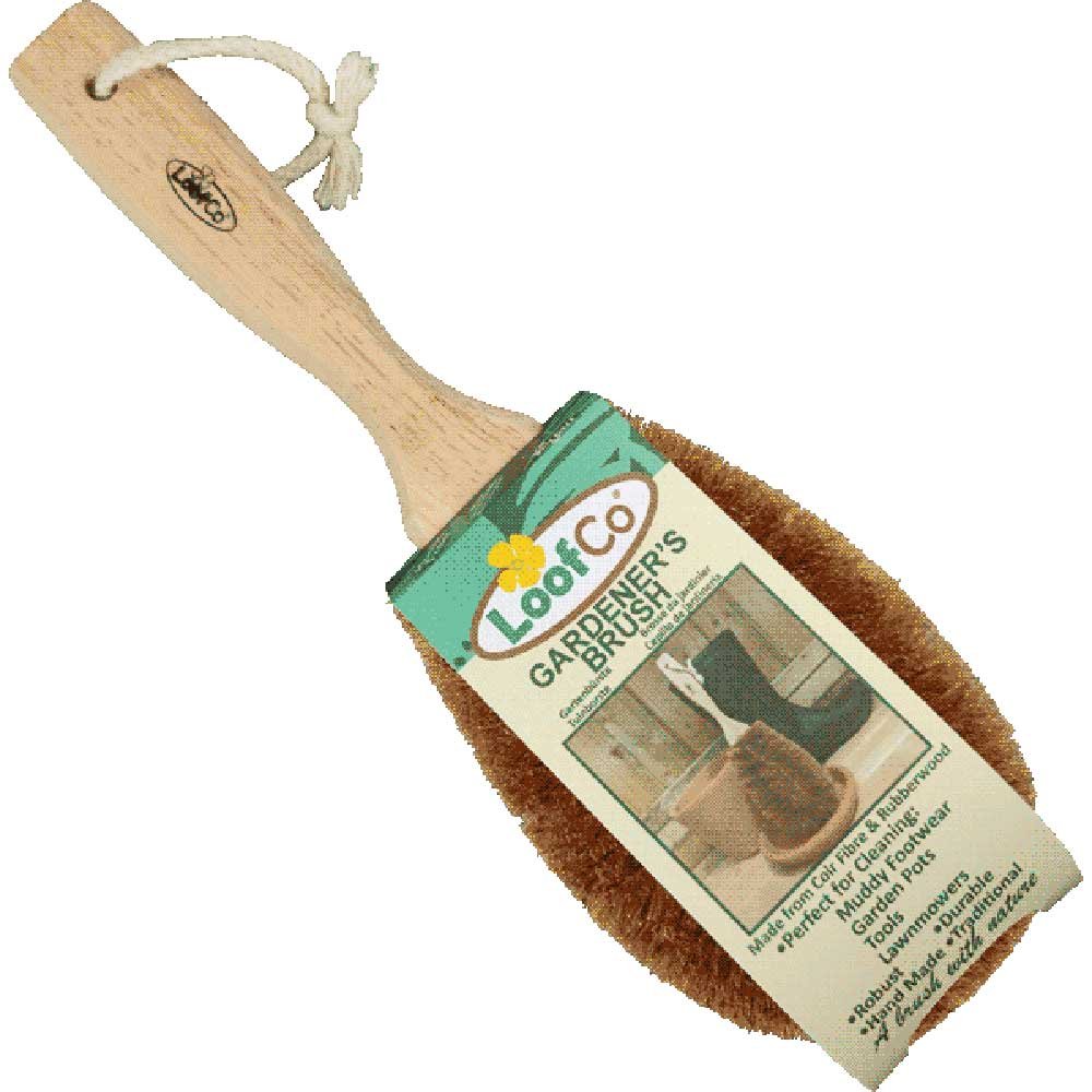 Gardeners Brush coir with wooden handle LoofCo 111g Gardeners Brush coir with wooden handle LoofCo 111g