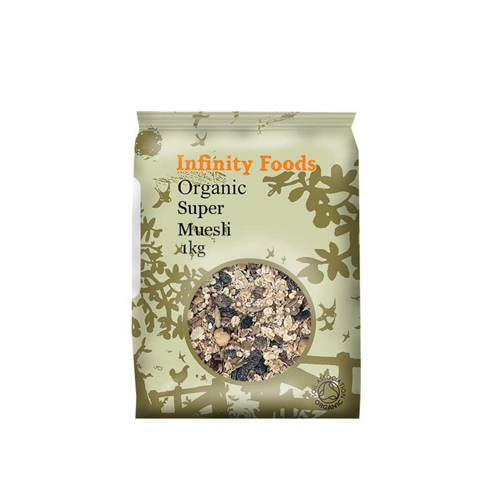 Organic Super Muesli Infinity Foods 1kg