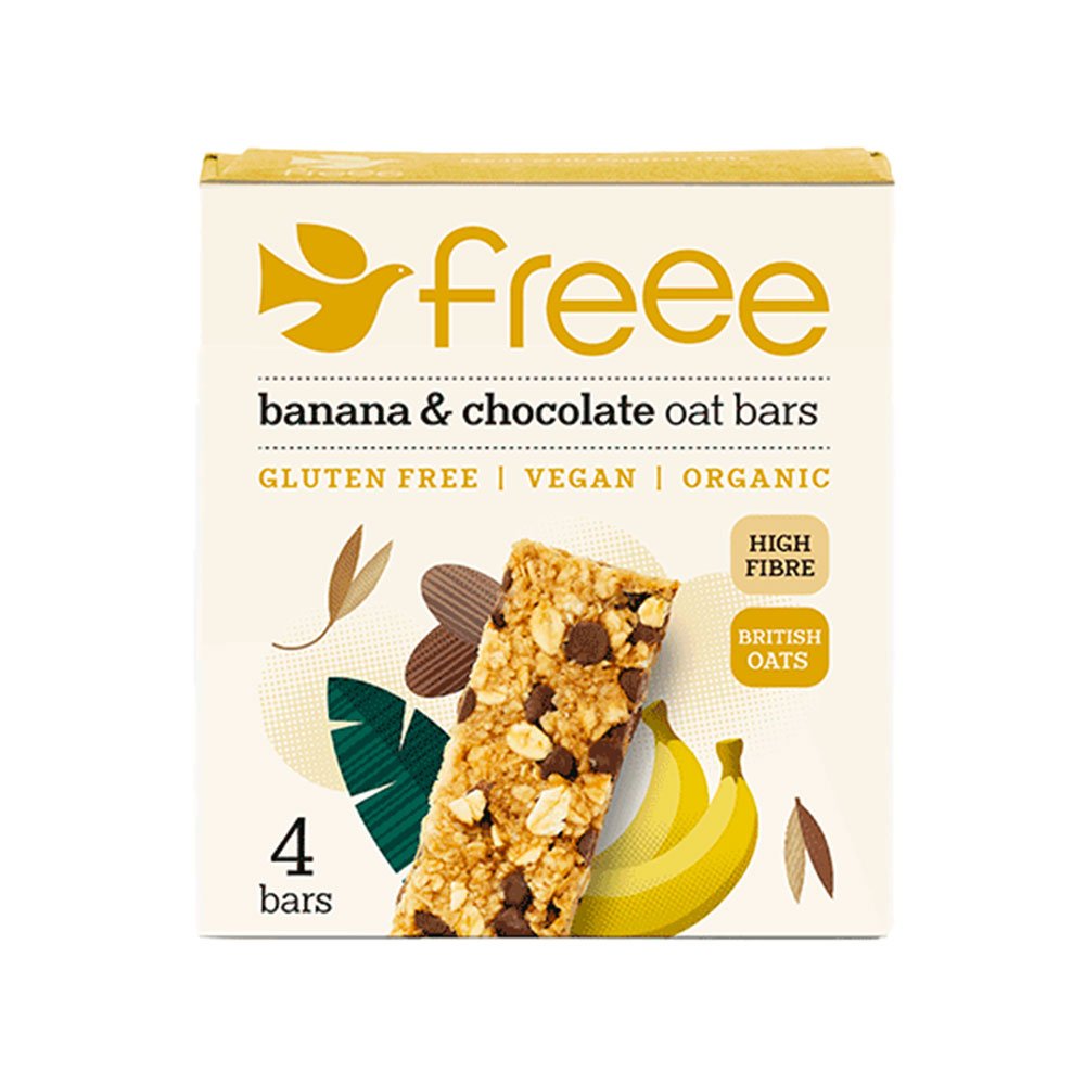 Organic Multipack Banana & Chocolate Oat Bars Freee from Dov Organic Multipack Banana & Chocolate Oat Bars Freee from Dov
