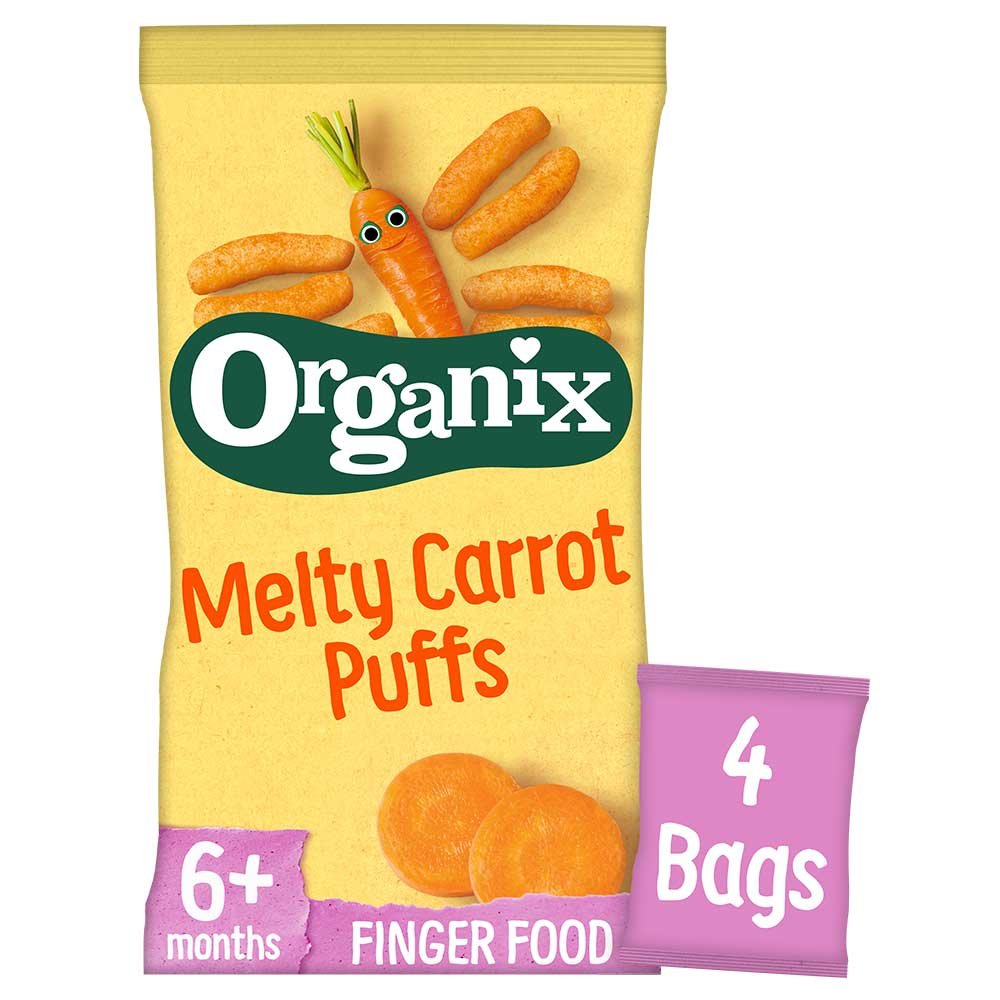 Organic Melty Carrot Puffs Organix 20g Organic Melty Carrot Puffs Organix 20g
