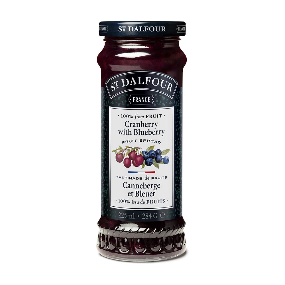 Cranberry & Blueberry Spread St Dalfour 6x284g