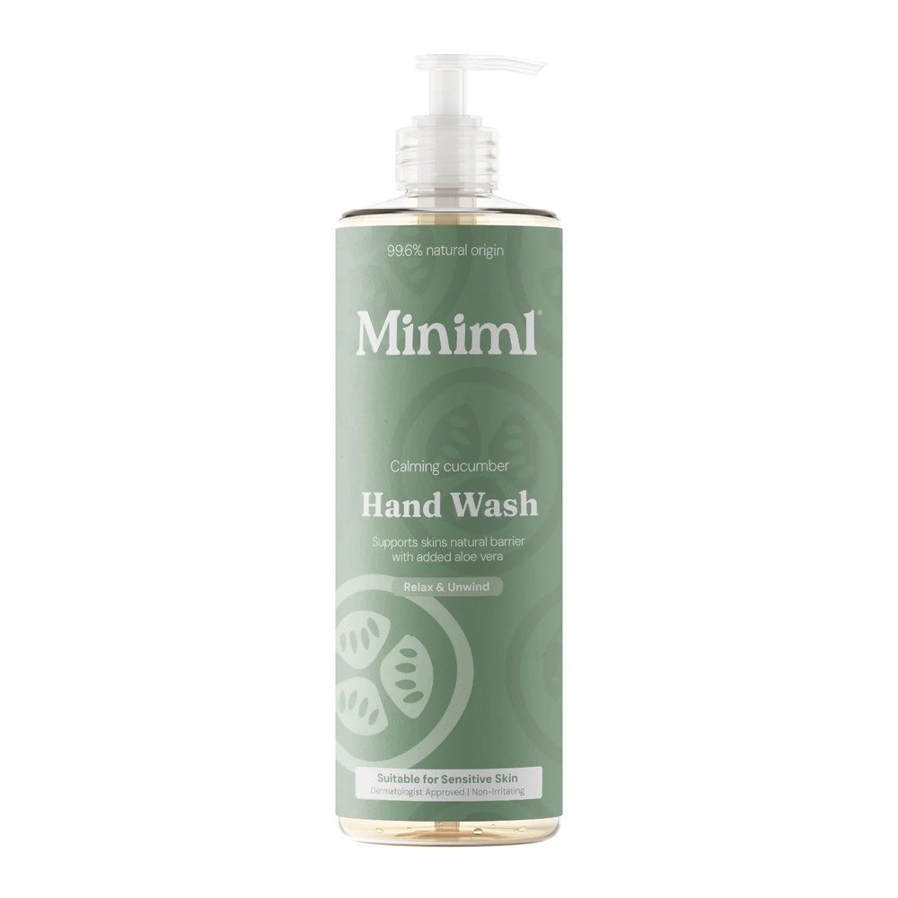 Hand Soap - Cucumber & Aloe Vera Miniml 6x400ml Hand Soap - Cucumber & Aloe Vera Miniml 6x400ml