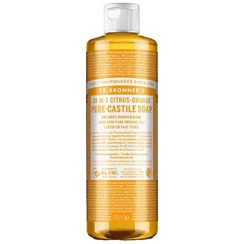 Organic Citrus-Orange Liquid Soap (1/2 case) Dr. Bronner 473