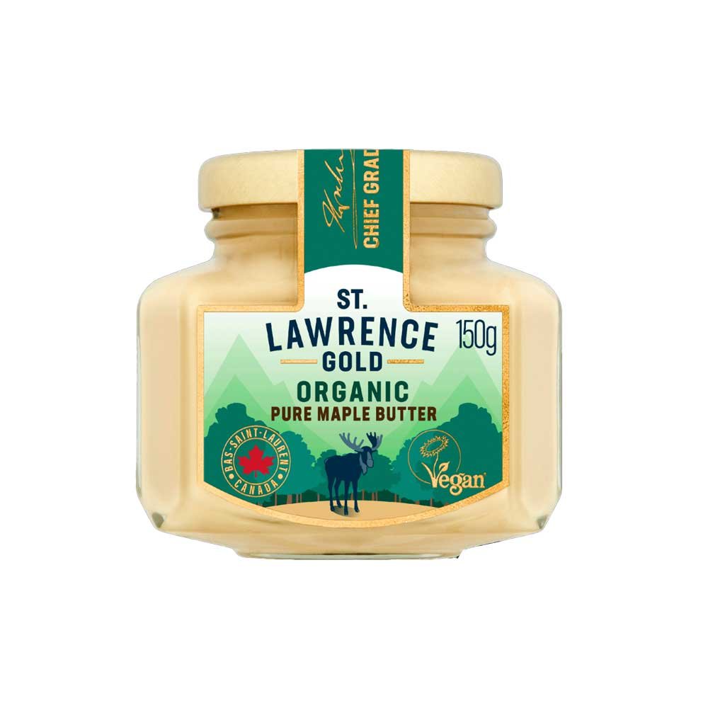 Organic Pure Maple Butter St Lawrence Gold 160g