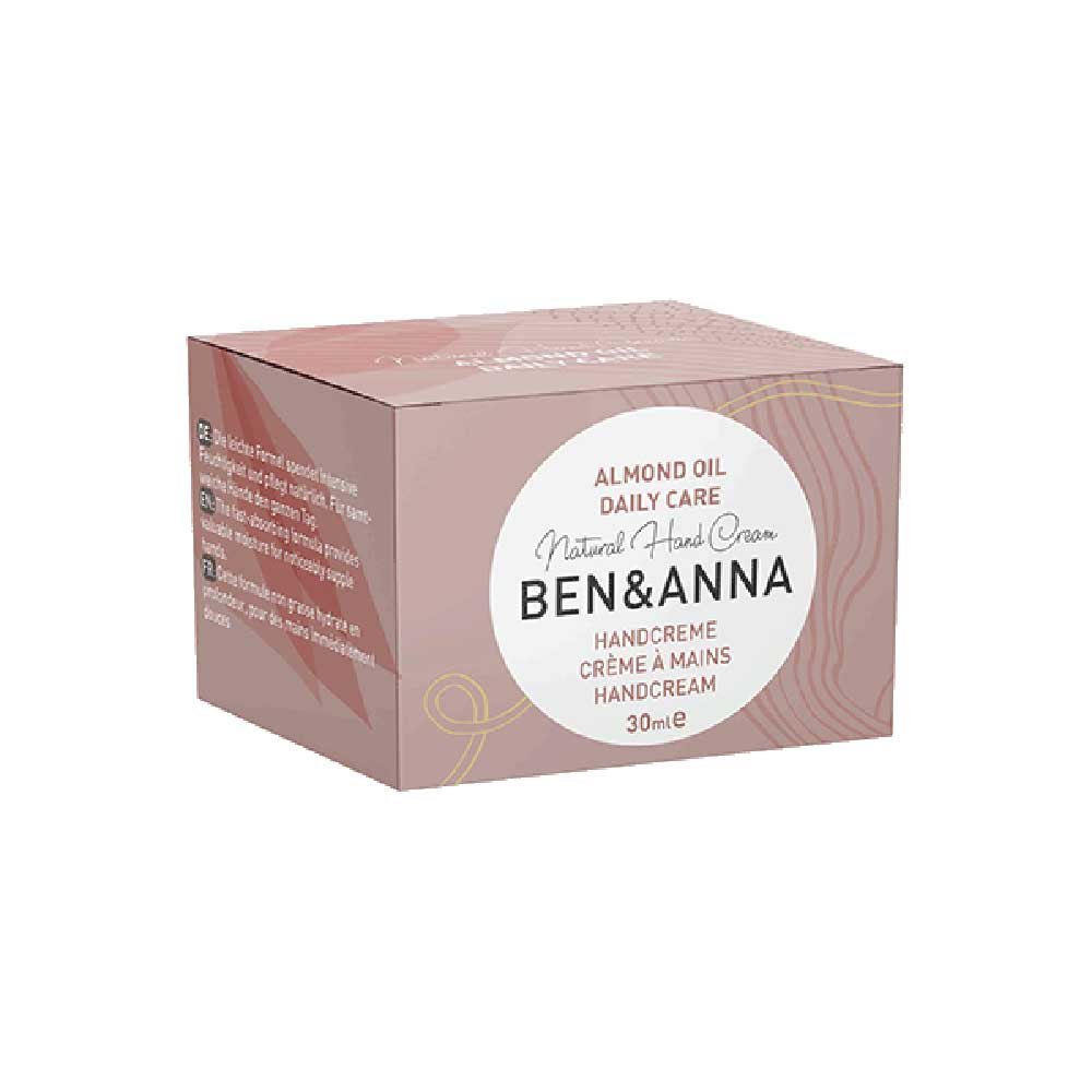 Organic Almond Oil Daily Hand Cream Ben & Anna 30ml
