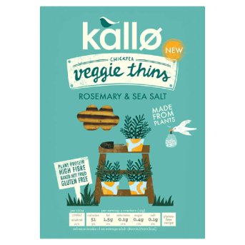 Veggie Thins - Rosemary Three Salt Kallo 100g Veggie Thins - Rosemary Three Salt Kallo 100g