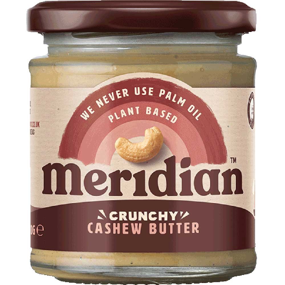 Crunchy Cashew Butter Meridian 170g Crunchy Cashew Butter Meridian 170g