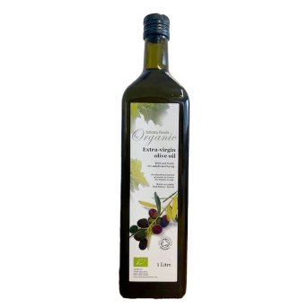 Organic Olive Oil - Extra Virgin - Greece - glass bottle Infinity Foods 6x1l