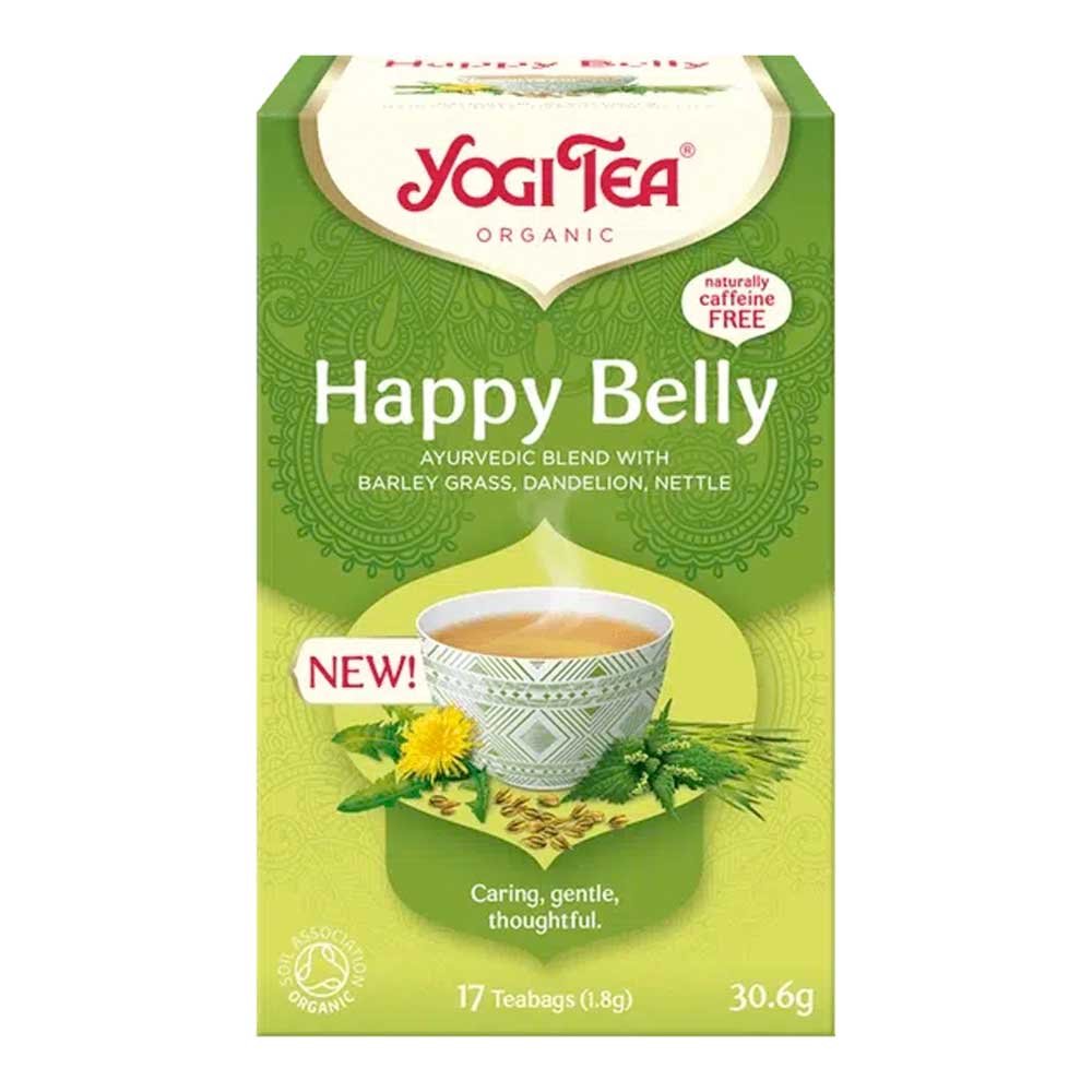 Organic Happy Belly Tea Yogi Tea 17bgs