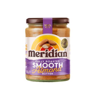 Smooth Almond Butter 100% Meridian 6x470g Smooth Almond Butter 100% Meridian 6x470g