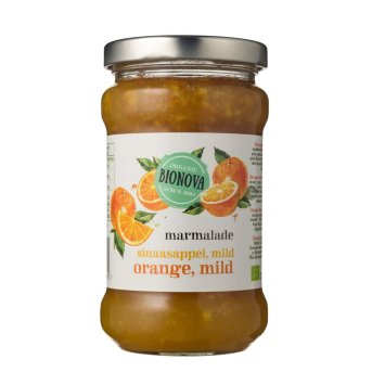 Organic Orange Marmalade - mild Bionova 6x340g