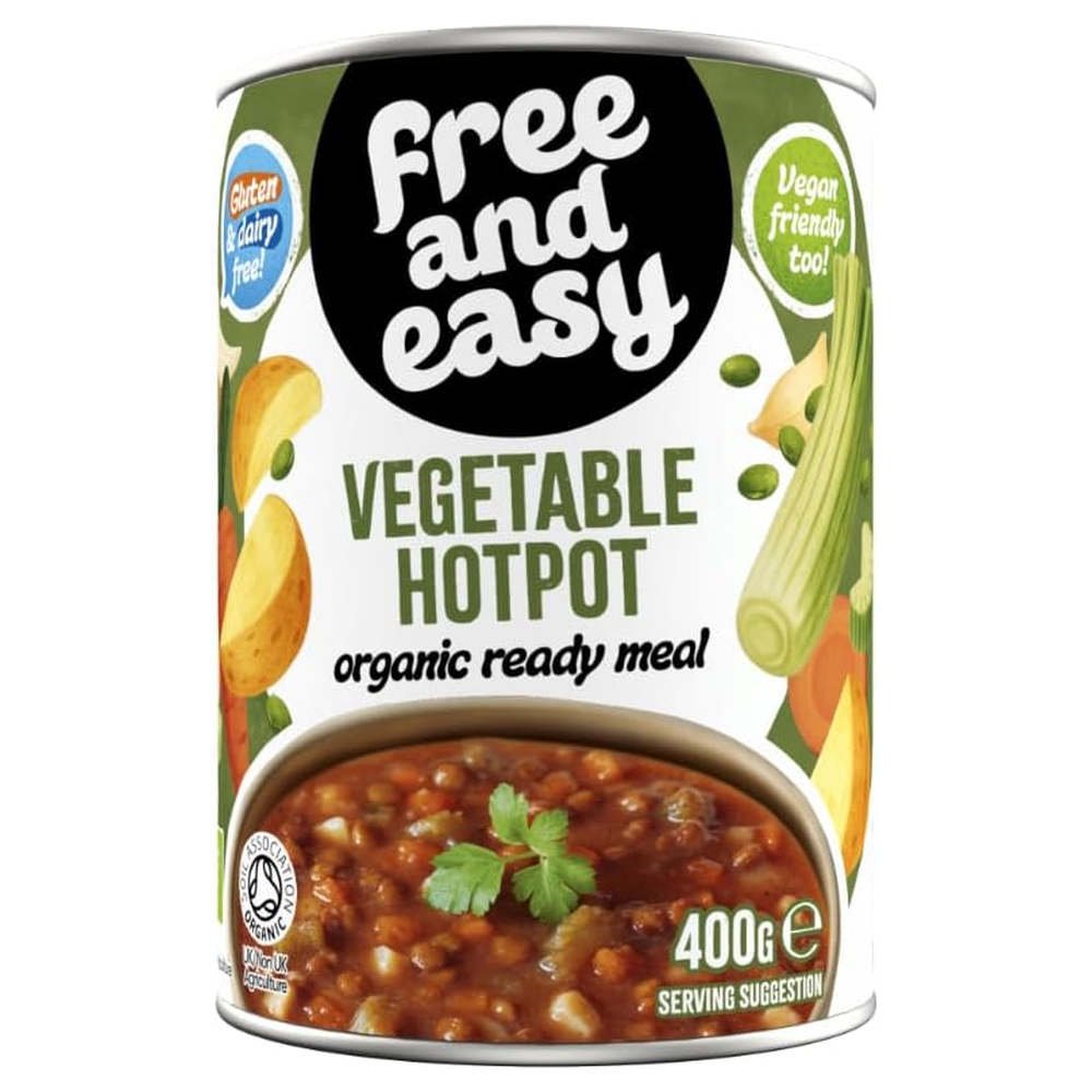 Organic Vegetable Hot Pot Free & Easy 6x400g Organic Vegetable Hot Pot Free & Easy 6x400g