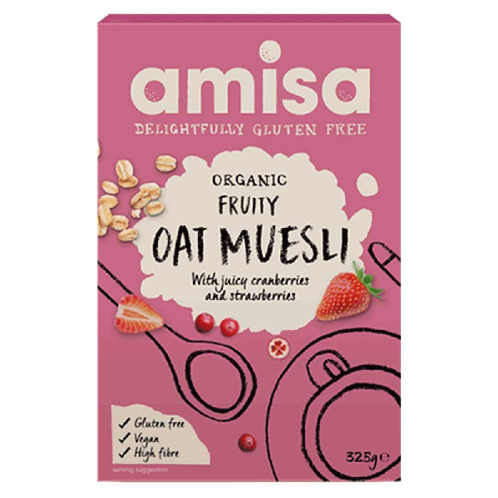 Organic Fruity Oat Muesli Amisa 325g