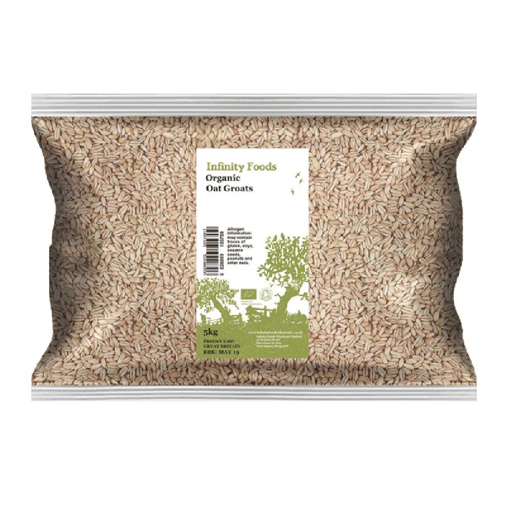 Organic Oat Groats Infinity Foods 5kg
