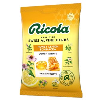 Cough Drops Honey Lemon Echinacea - bag Ricola 75g