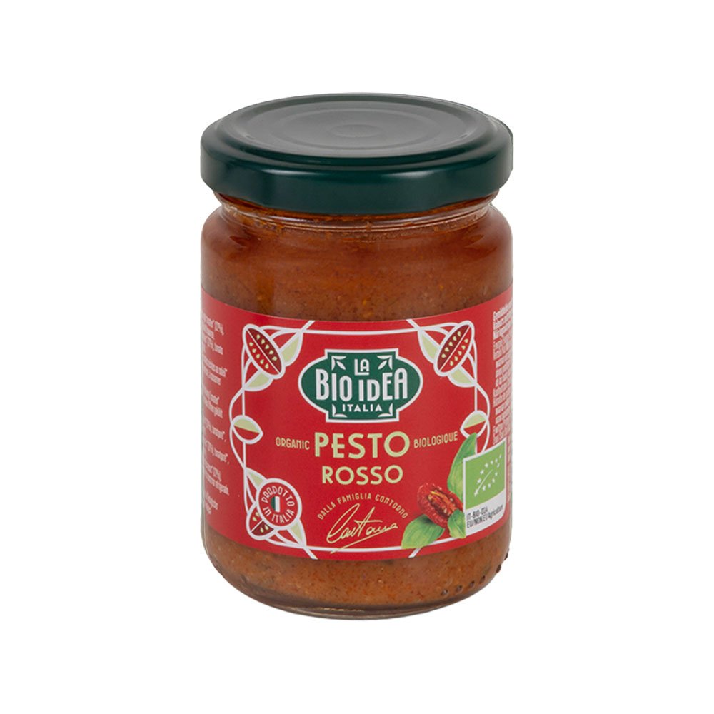 Organic Pesto Rosso - vegan La Bio-Idea 130g Organic Pesto Rosso - vegan La Bio-Idea 130g