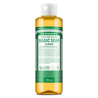 Organic Almond Liquid Soap (1/4 case) Dr. Bronner 6x240ml