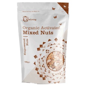 Organic Activated Mixed Nuts Raw Living 200g