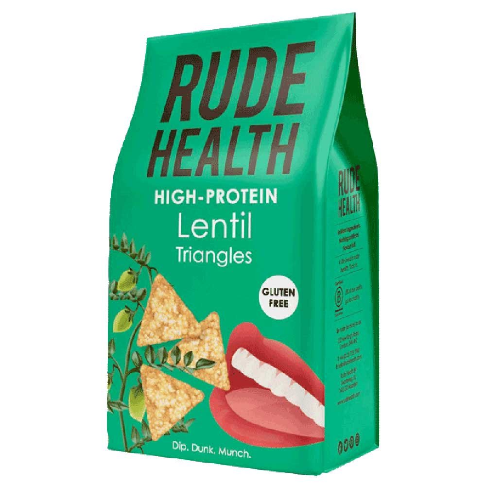 High Protein Lentil Triangles Rude Health 70g
