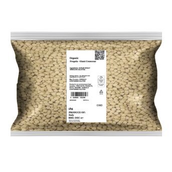 Organic Fregola - giant couscous - white Infinity Foods 5kg