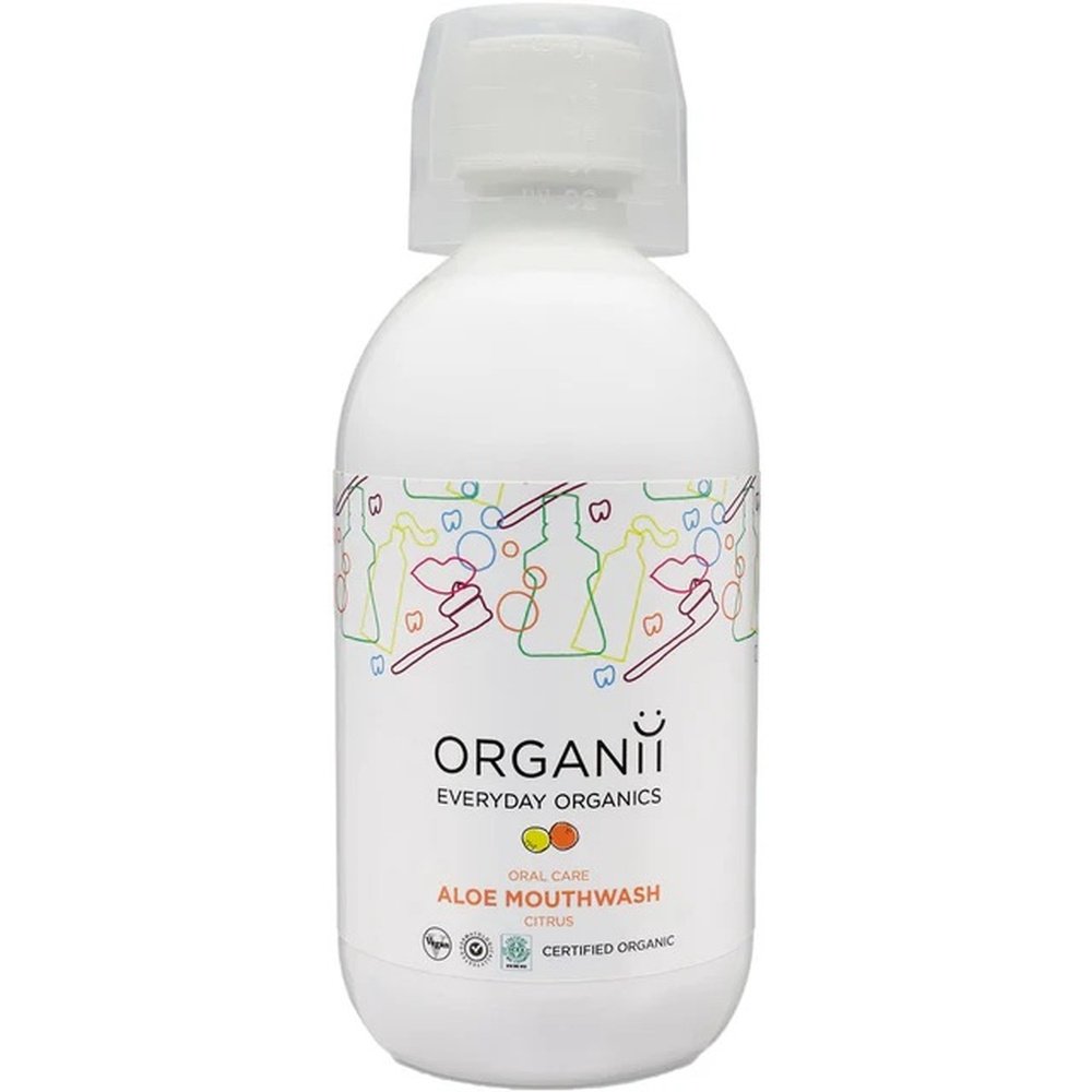 Organic Aloe Mouthwash Citrus Organii 6x500ml Organic Aloe Mouthwash Citrus Organii 6x500ml