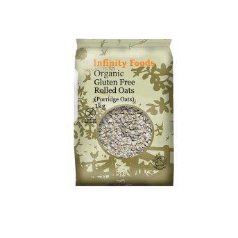 Organic Gluten-free Rolled Oatflakes (Porridge Oats) Infinit
