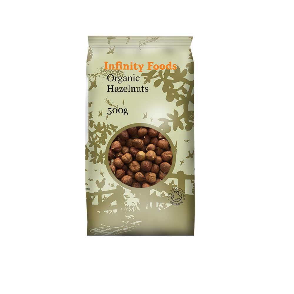 Organic Hazelnuts Infinity Foods 500g Organic Hazelnuts Infinity Foods 500g