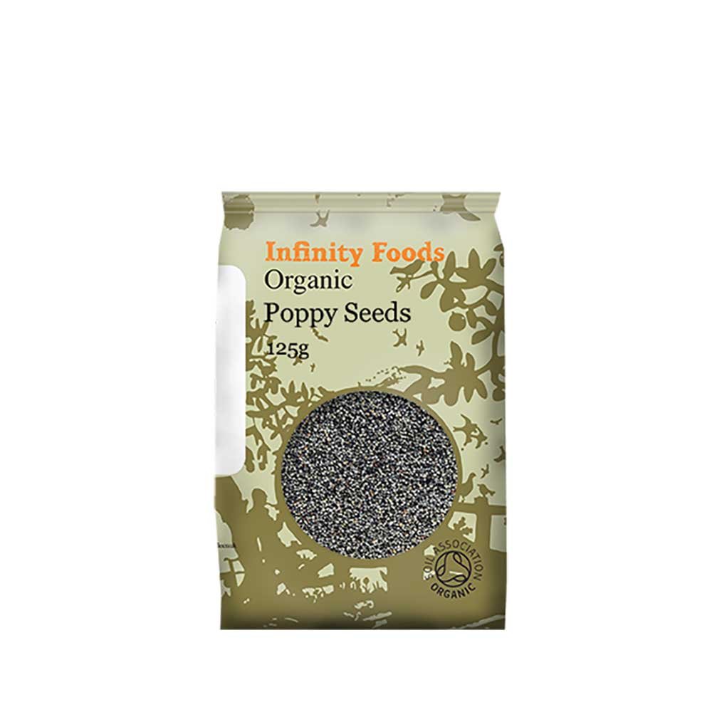 Organic Poppy Seeds Infinity Foods 125g Organic Poppy Seeds Infinity Foods 125g