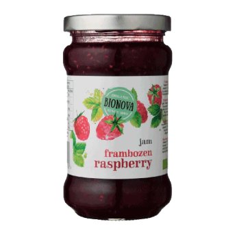 Organic Raspberry Jam Bionova 340g