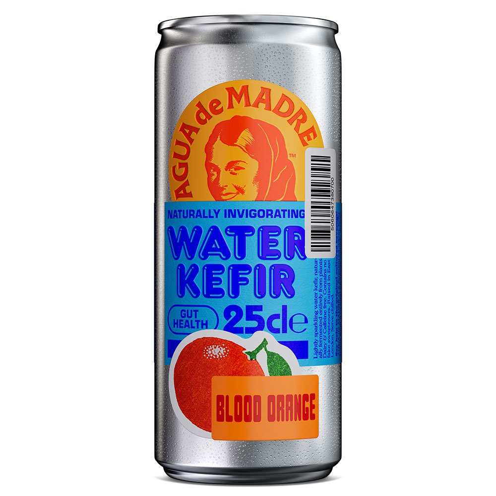 Blood Orange Bitters Water Kefir Agua de Madre 250ml