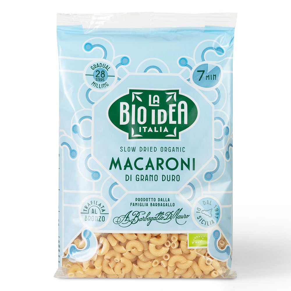 Organic White Macaroni La Bio-Idea 500g Organic White Macaroni La Bio-Idea 500g