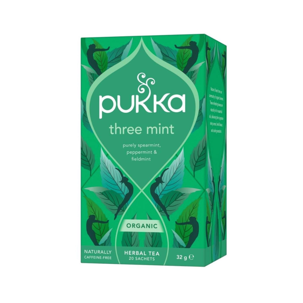 Organic Three Mint Pukka 40bgs Organic Three Mint Pukka 40bgs