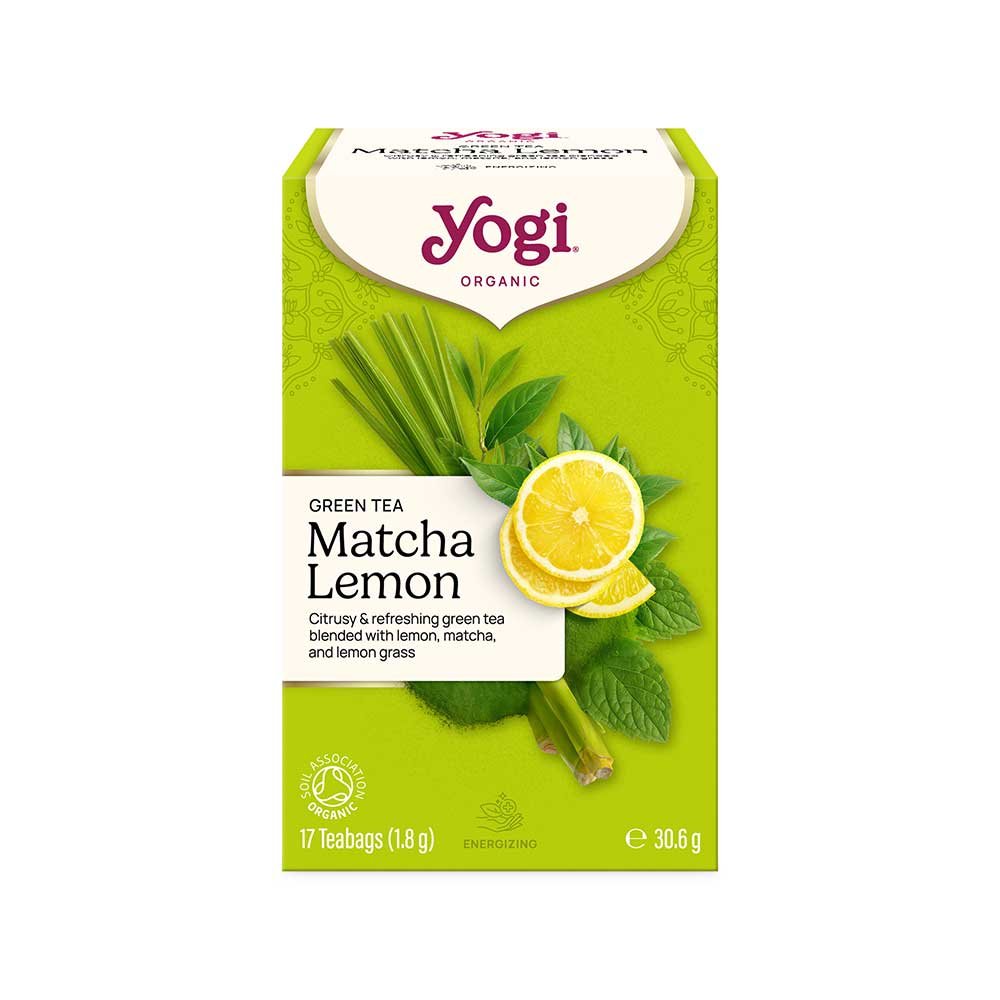 Organic Green Matcha Lemon Tea Yogi 6x17bags