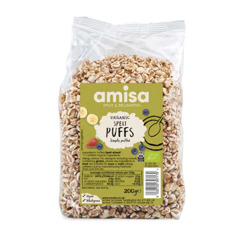 Organic Spelt Puffs Biona 6x200g Organic Spelt Puffs Biona 6x200g